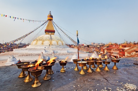 Boudha Nath (Bodhnath) stupa in kathmandu, Nepal